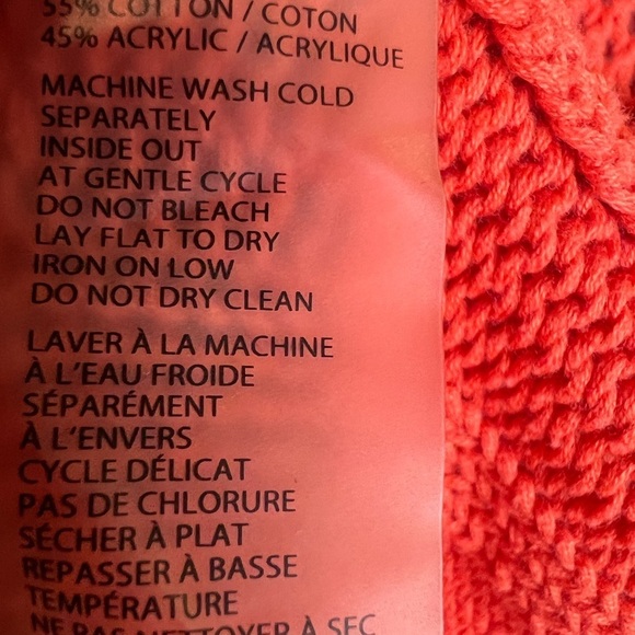 099. FYLO Open Knit waterfall Cardigan size small - Picture 6 of 6